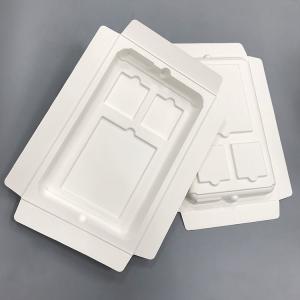 China Molded Sugarcane Pulp Packaging Eco Friendly White Color Compostable factory