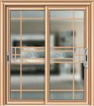 Interior Soundproof Aluminium Framed Glass Kitchen Doors 2.0mm