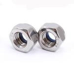 GB889 Stainless Steel DIN982 Hex Nylon Insert Lock Nut ISO7040 Nylon Insert Lock
