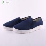 Cleanroom PVC anti slip sole esd blue shoe Lightweight Antistatic Canvas ESD