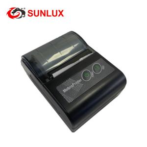 China Black Portable Bluetooth 203DPI 58MM Thermal Label Printer factory