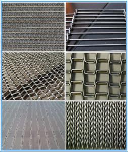 China Stainless Steel Chain Conveyor Belt Metal Mesh Flat Wire Custom Design factory
