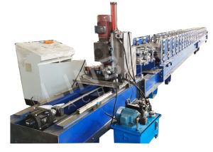 China Chain Drive Wire Mesh Post Roll Forming Machine 8 Tons factory