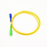 Yellow ST To ST Fiber Patch Cable G652D G657A1 , 3.0mm 0.9 mm Fiber Optic Jumper