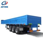 3-4 Axle Lowbed Trailer for 40 Ton Side Wall Semi Trailer Sand Stone Bulk Cargo