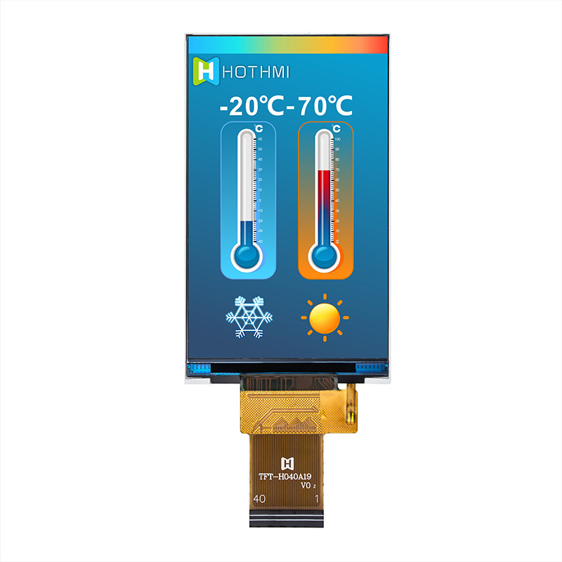 4.0 Inch IPS 480x800 Wide Temperature TFT Display Panel ST7701S For Industrial Computer