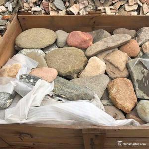 China Mix Color Random Loose Stacked Paving Stone , Random Landscape Wall Stone factory