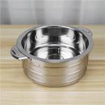 Stainless Steel Double Wall Stock Pot 410 Lunch Box Food Container Storage with