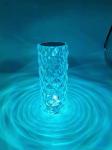 Rose RGB Battery Operated Baby Table Lamp 3.7V 1200mA With Remote Control