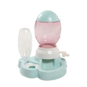 China Amazon Nice Quality Gravity Colorful Automatic Pet Water And Food Feeder Water Dispensers Feeder For Cat factory