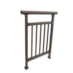 12ft Polished Rooftop Balustrade Decorative Balcony Fence Metal