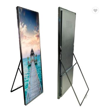 Wifi Floor Standing Led Display , P2.5 Smart Led Poster Display For Shopping