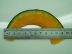 Frozen Steamed Sweet Pumpkin Slice with skin