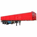 11R22.5 12R22.5 315/80R22.5 Tri-axles Detachable Side Wall Trailers for Bulk