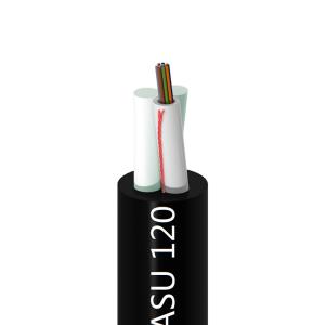 China Single Mode 12fO ASU80 Optic Fiber Cable 80m For Span factory