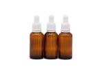 Cylinder 50ml Amber Glass 30ml Essential Oil Bottle