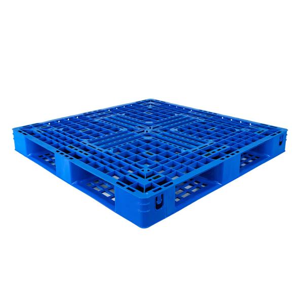 Double Faced Heavy Duty Large Blue 4 Way HDPE Custom Euro Plastic Pallet Making