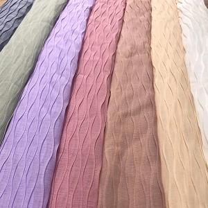 China 80gsm Chiffon Jacquard Crepe Fabric factory