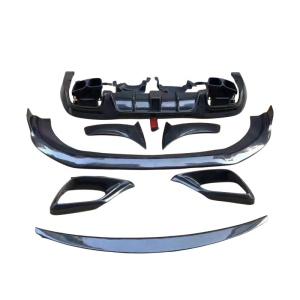 China Upgrade Your W222 S63amg With Oe Standard Carbon Fiber Rear Spoiler And Exhaust Pipe factory