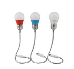 China Promotional LED USB Lighting Bulb Random Bending Bulb Logo Customized factory