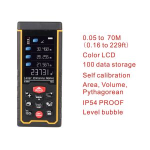 Buy cheap Rechargeable 70m Color display high-precision Laser rangefinder distance meter from wholesalers