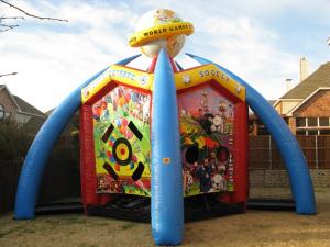 China World Inflatable Sports Games Including Baseball , Basketball , Football For Event factory
