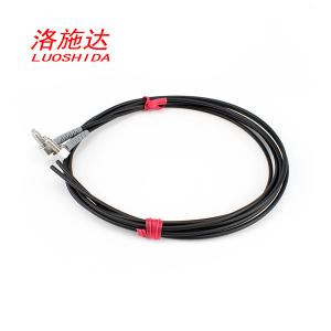 China M4 Fiber Sensor Amplifier Elbow 90 Degree Bend Through Beam Mode Fiber Optical Sensor For Fiber Amplifier factory