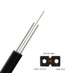 2 Core G.657A1 FTTH Drop Fiber Optic Cable GJXH Indoor Optical Fiber Cable