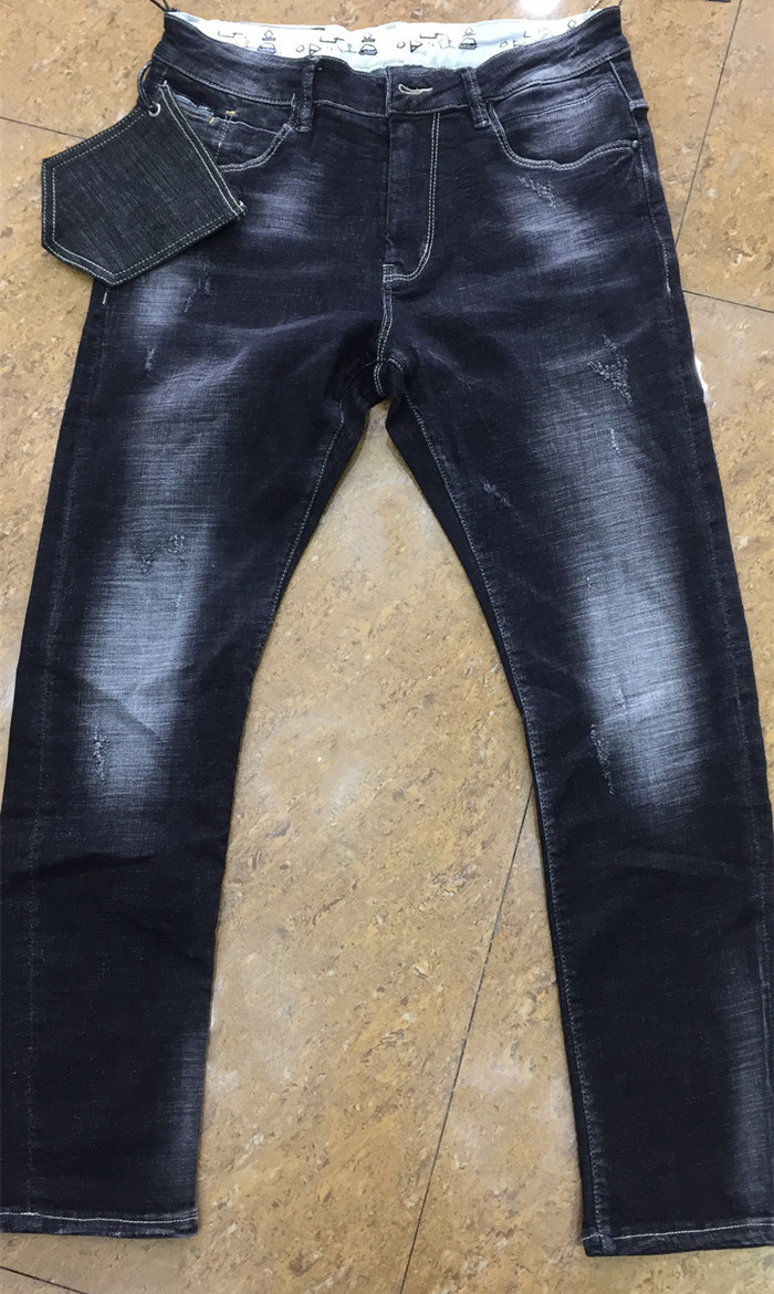 Heavy Weight Gray Slub Denim Fabric 14 Oz For Pants