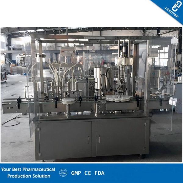 Accurate Filling Volume Automatic Water Bottle Filling Machine With 4 Filling