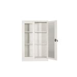 3 Drawer High Load Bearing RAL Color Glass Door Filing Cabinet
