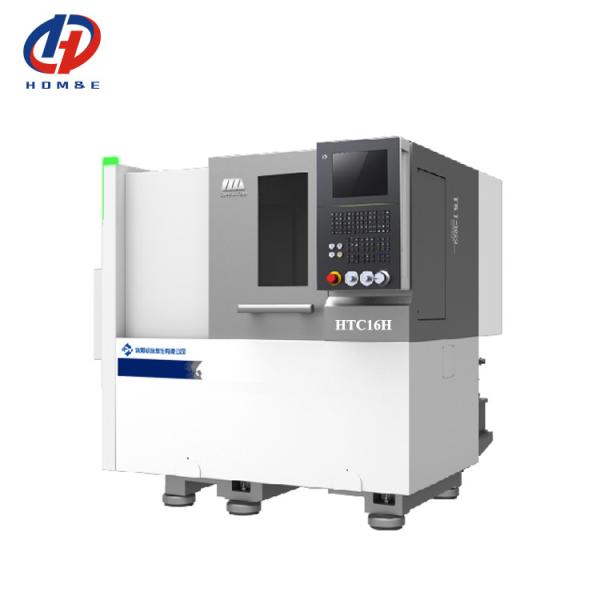 SMTCL Small Parts Machining HTC16H Metal Slant Bed CNC Lathe 8 Stations