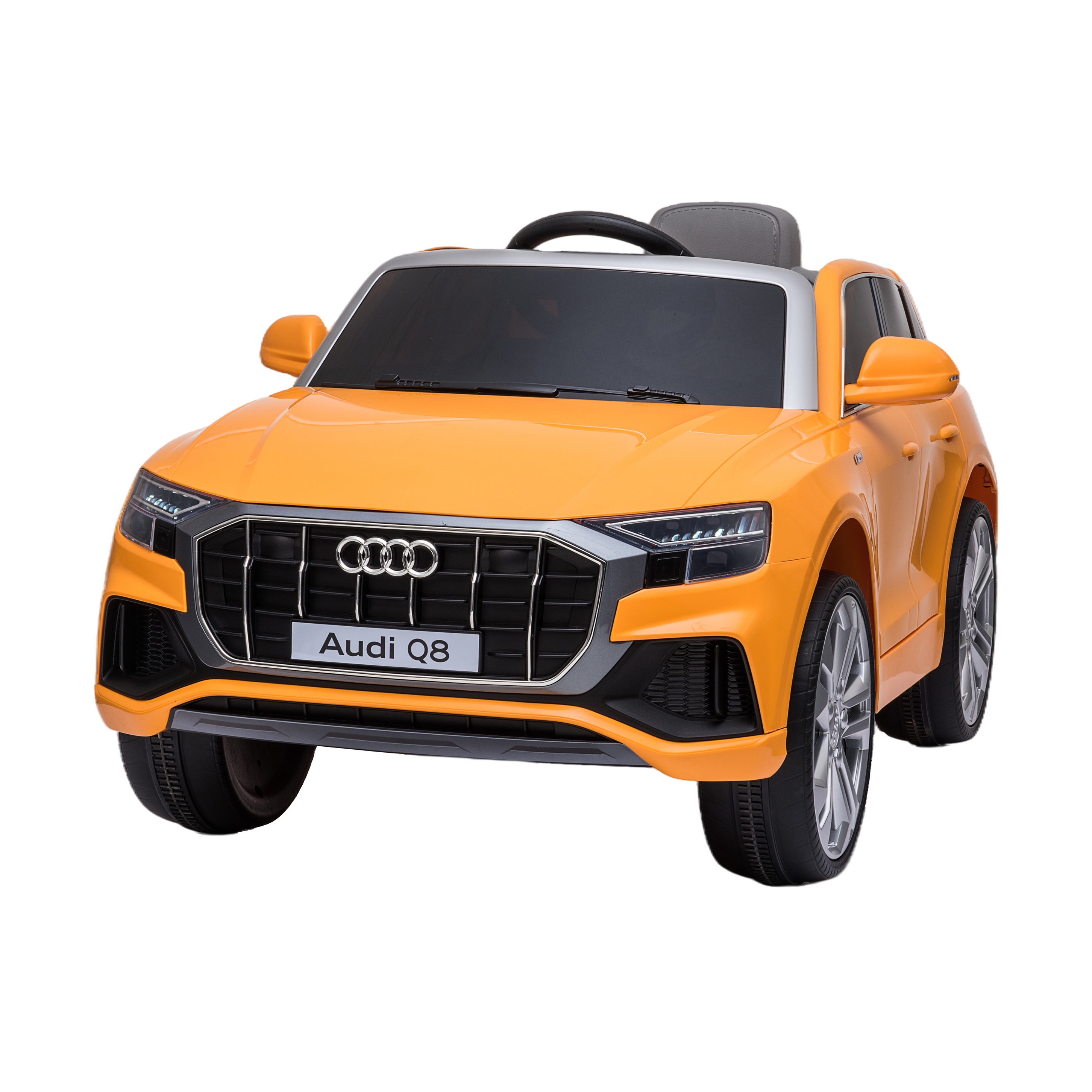 Ride On Toy 2022 Authorized 6V 12V Battery Electric Kids SUV with Music and Lighting in Orange