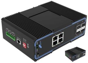 China Managed SFP Fiber Switch Full Gigabit 4 Ethernet POE Ports and 4 SFP Ports factory