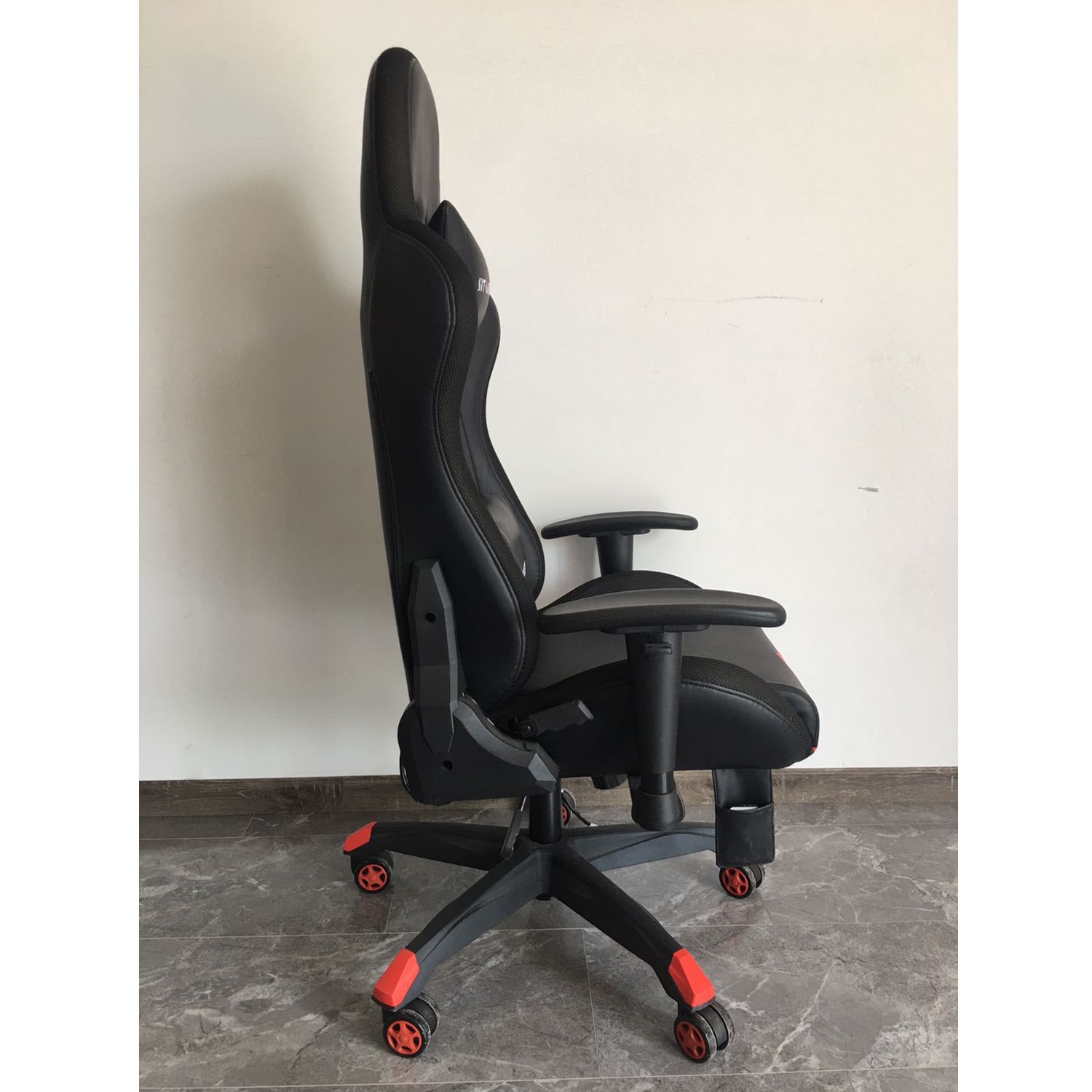Industrial Style HCYZ RGB LED Light Computer Chair Executive Gaming Chair with PU Leather
