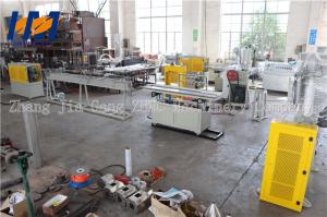 China PC ABS PMMA Plastic Profile Extrusion Line , Tube Light Making Machine factory