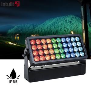 China 40x10W RGBW Waterproof Wall Wash Building Light Led Flood Light IP65 City Color Stage Lights For Church factory