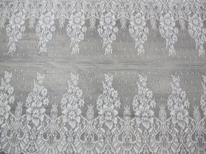 China Elastic Dress Gown Eyelash Lace Trims By The Yard Chic Black Shiny Sheer factory