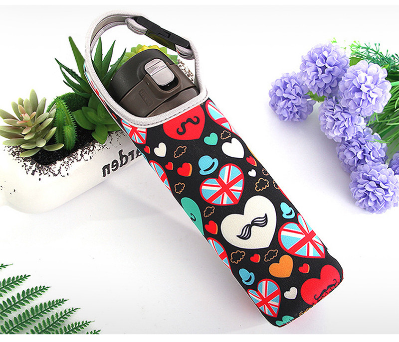 Reusable Cartoon H18CM Insulated Bottle Sleeve For Kids