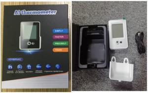 China AI Temperature Measurement Home Wall Mounted Infrared Thermometer factory