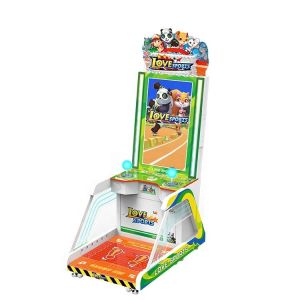 Amusement Sports Game Machine / Coin Pusher Video Game Treadmill