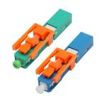 SC / APC Fiber Connectors For FTTH Butterfly 3.0mmx2.0mm Drop Cable