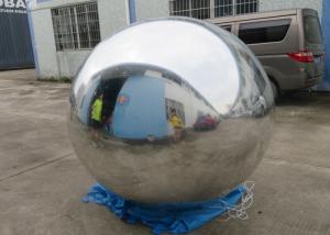 China 2m Silver Helium Balloon And Blimps Stage Decoration Ball For Fashion Show factory