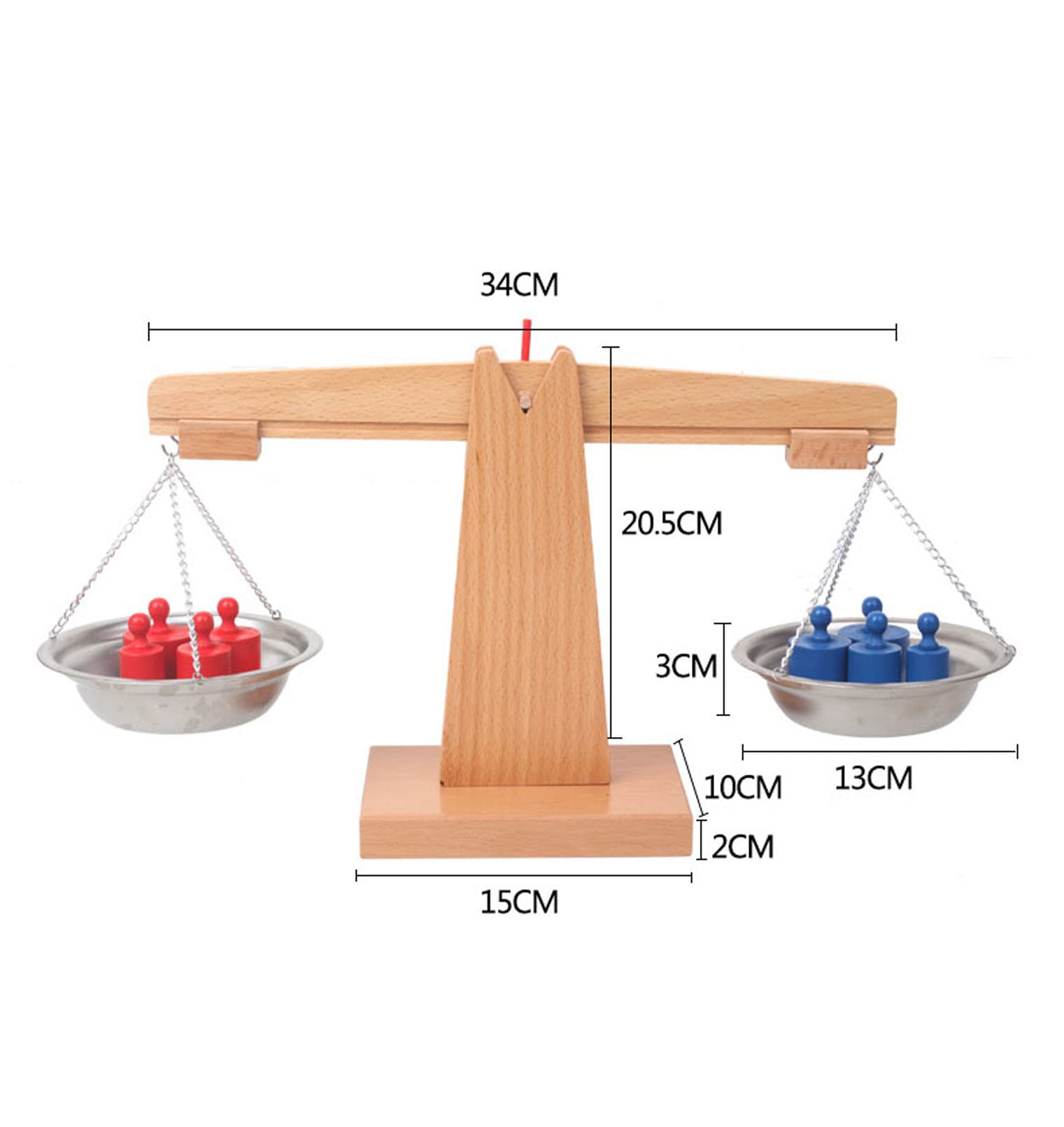 Weight Sensing Libra Toys Early Education Aids for Children Ages 5 to 7 Unisex Design