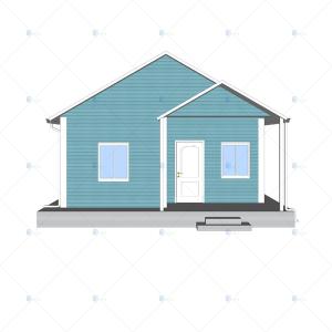 China Heya-2B02-B China 2-room sandwich panel house shipping prefab design factory