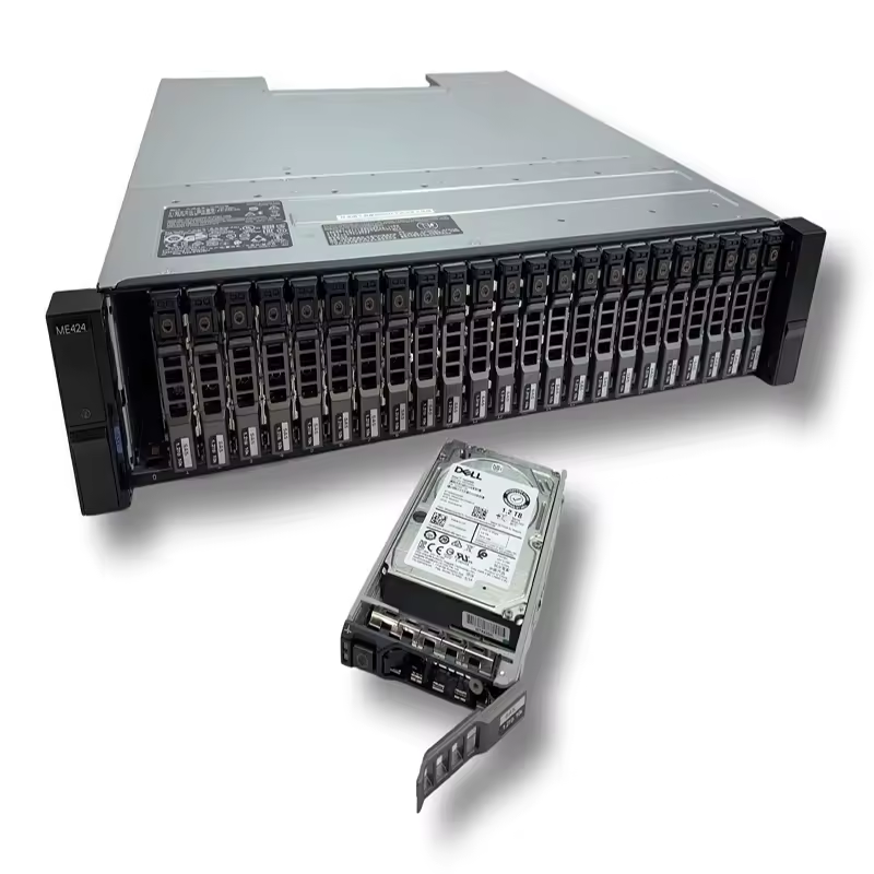 580W Double Current Private Mold PowerVault ME4 Series ME424 2U Storage Array NAS Rack Server