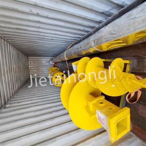 China Flat Earth Rock Drilling Auger Single Cut And Double Cut Conical Auger Bucket factory
