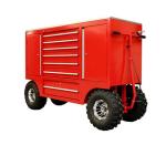 Stainless Steel Handles Heavy Duty texture Grain Powder Coat Steel Tool Storage