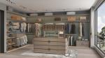 Traditional Chic Versatile Open Walk In Closet With Glass New Chinese Style