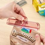 Colorful dampproof large plastic food bread snack sealing bag clips 2pcs